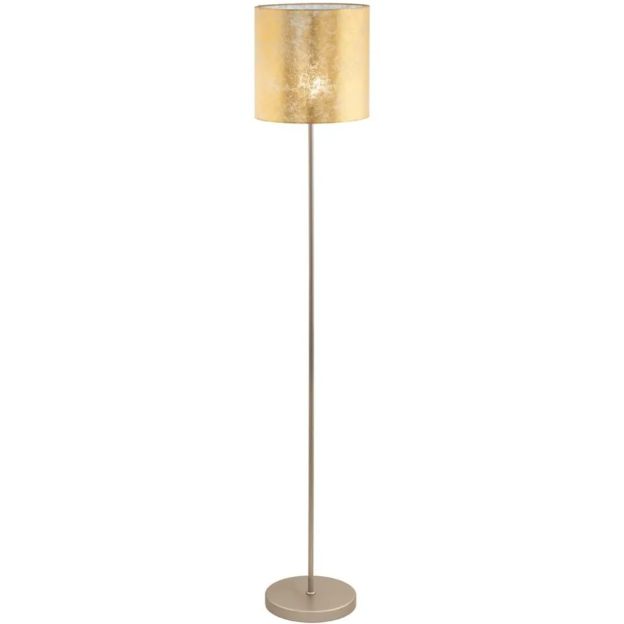 Eglo Stehlampe Viserbella Beige Stahl 28 cm 158.5 cm - Farbe: Champagner