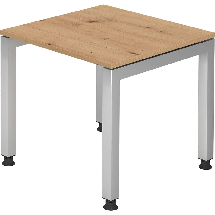 Schreibtisch Office Asteiche Holzwerkstoff B 80 T 80 cm