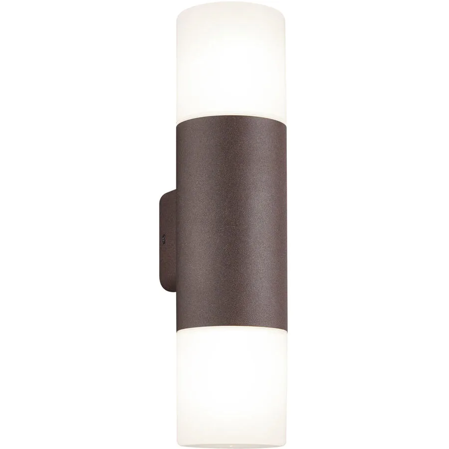Wandlampe aussen Cleara Rot 8.5 cm 33 cm - Farbe: rost - Material: Aluminium-Druckguss