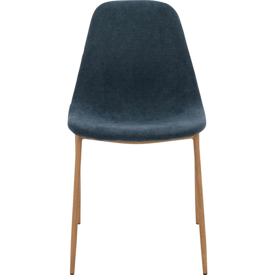 Stuhl Maris Blau Stoff/Holz