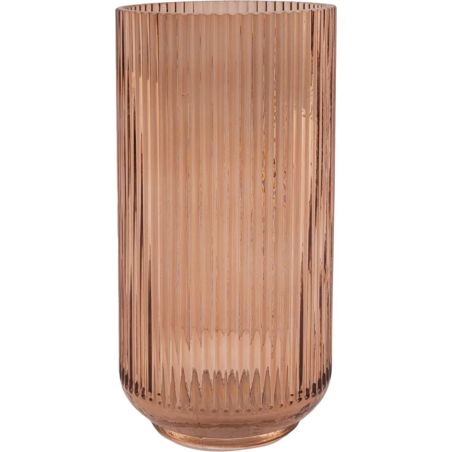 POINT-VIRGULE Windlicht Lamazère Braun Glas 14.3 cm 28 cm