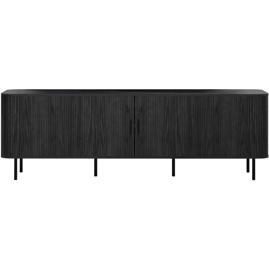 TV-Möbel Montecito schwarz Holzwerkstoff B 180 H 58 cm