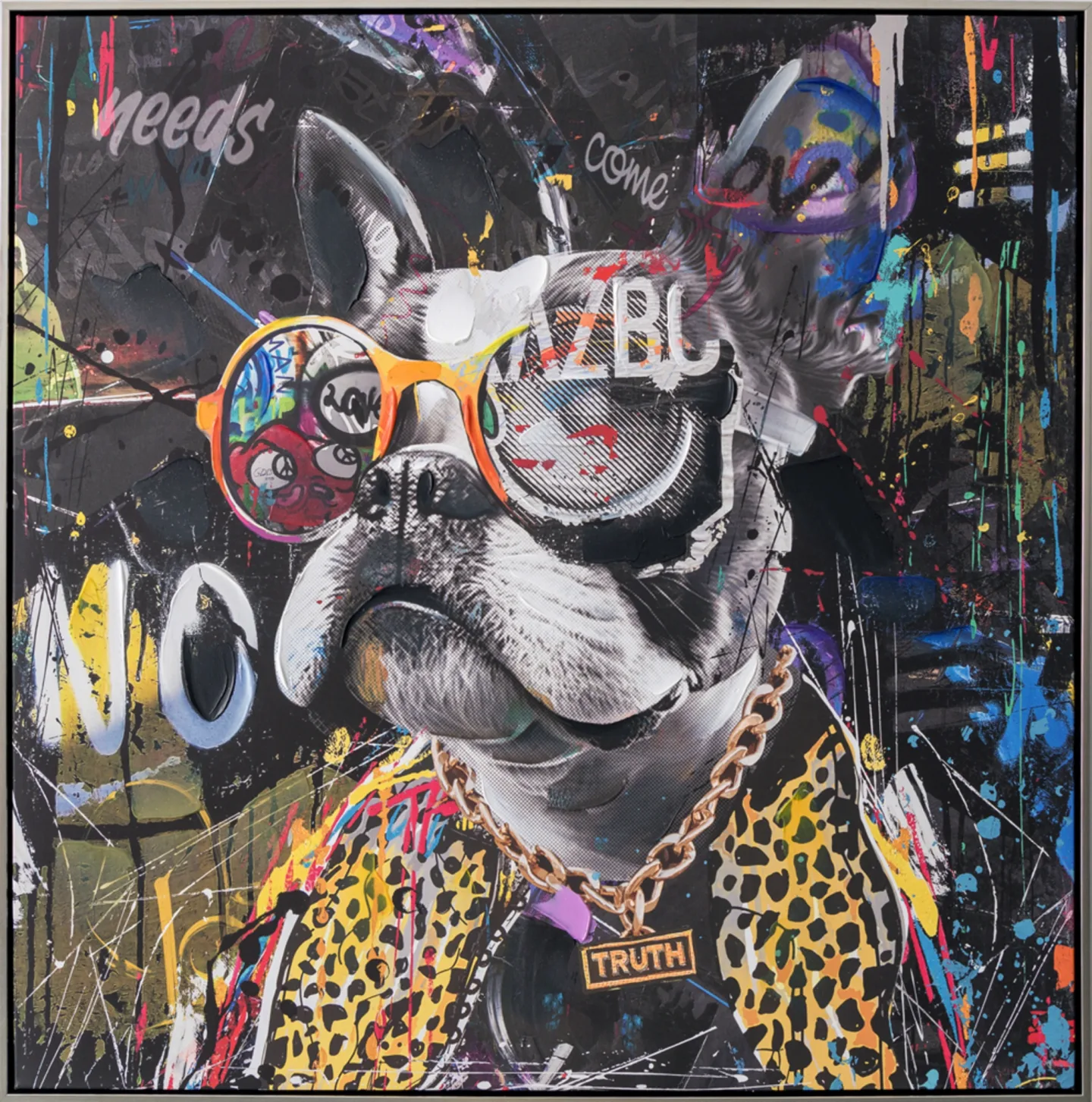image LAND Gemälde Rapper Dog | Schubiger Möbel