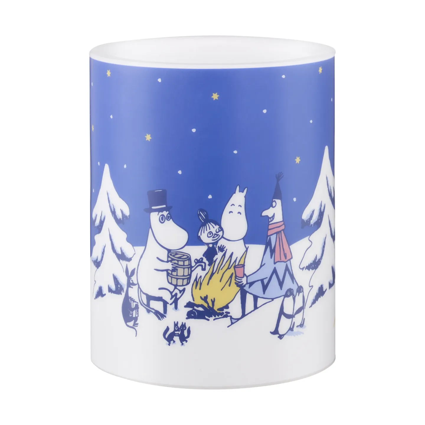 Muurla Mumin blockljus LED 12,5 cm Starry night