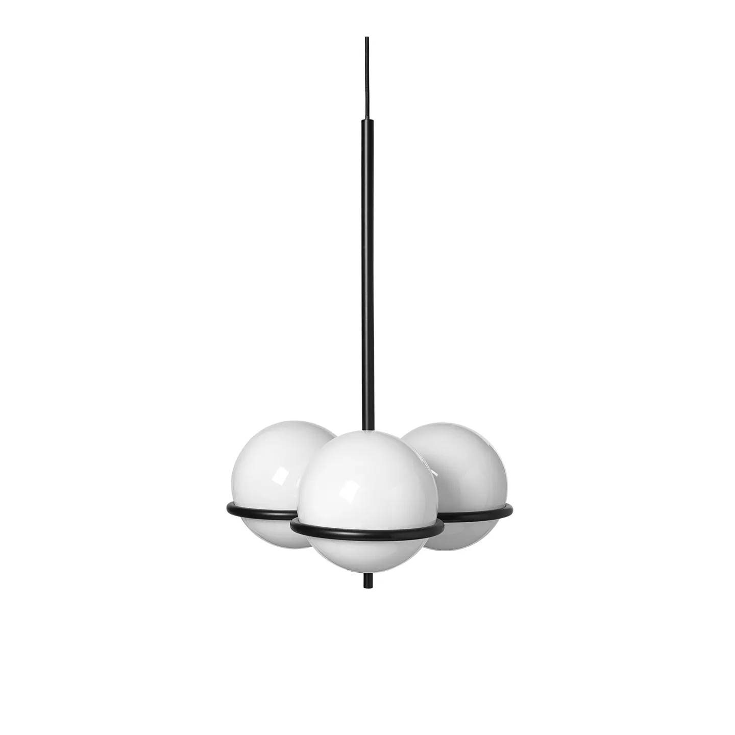 Ferm Living - Era Chandelier - Black - Takkronor - Svart