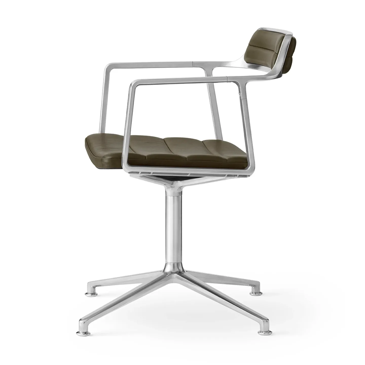 Vipp Vipp452 Swivel kontorsstol Pol. aluminium-bosco green