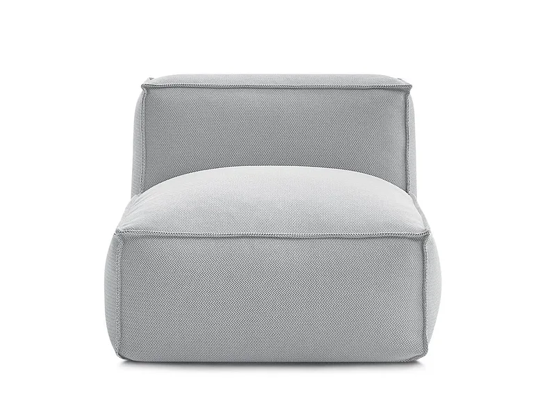 Modulare Sessel für Gartensofa BOBOCHIC BIARRITZ Stoff chiniert grau
