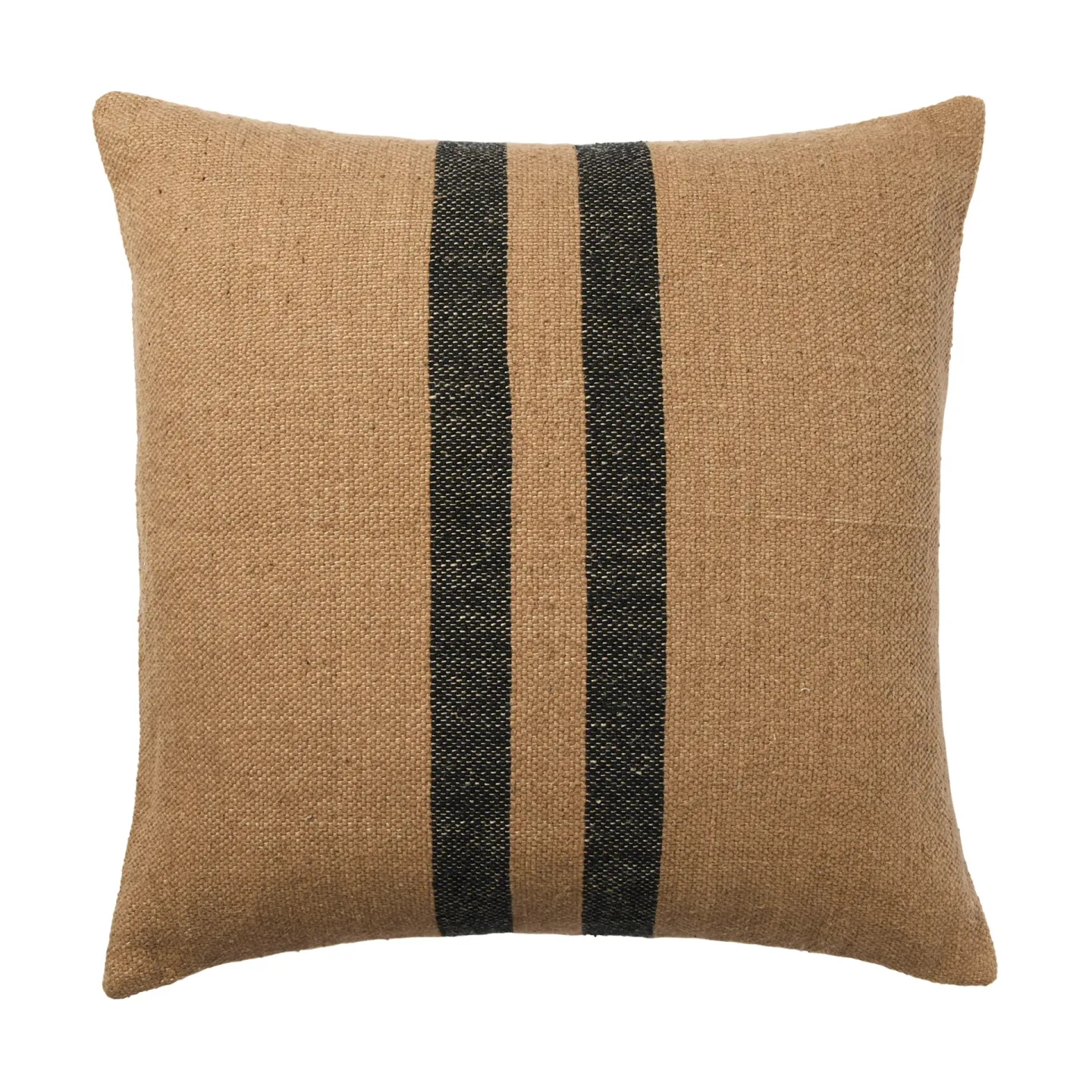 Broste Copenhagen Sigrun Kissenbezug Brown kelp-black, 50x50 cm