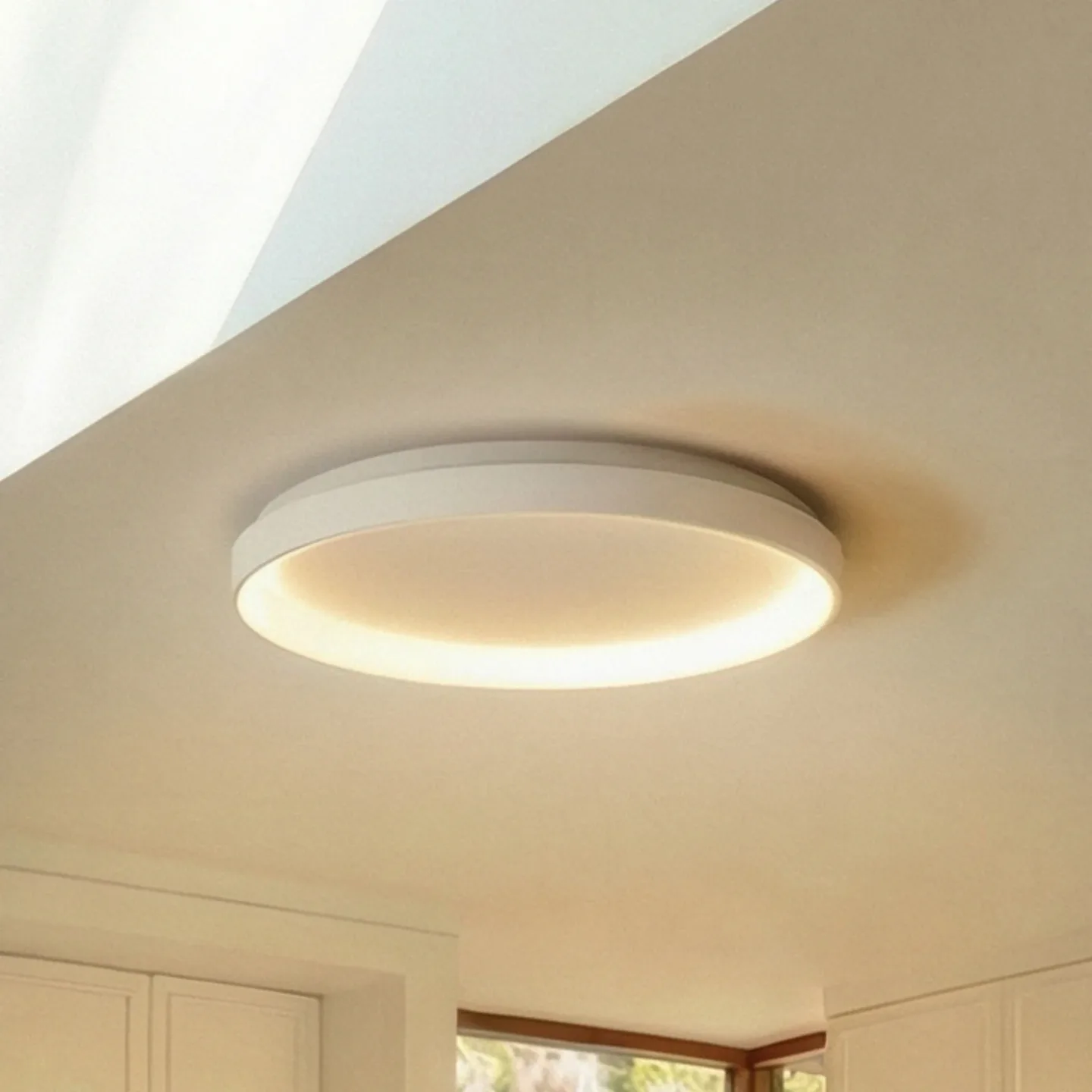 Vivy LED-taklampe, hvit, Ø 58 cm, metall – Arcchio - Kjøkken - Moderne - Rund