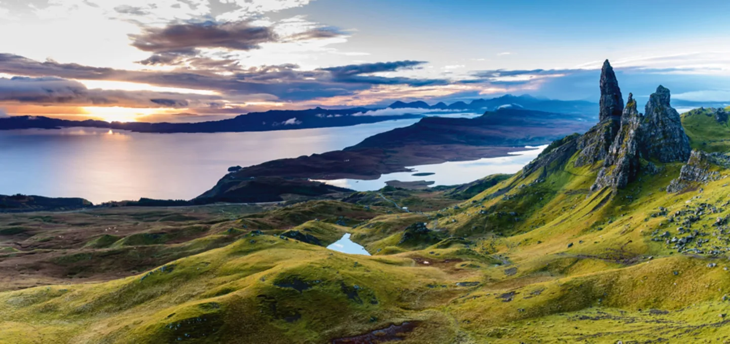 image LAND Alubild Wunderschöner See mit Bergen | Schubiger Möbel