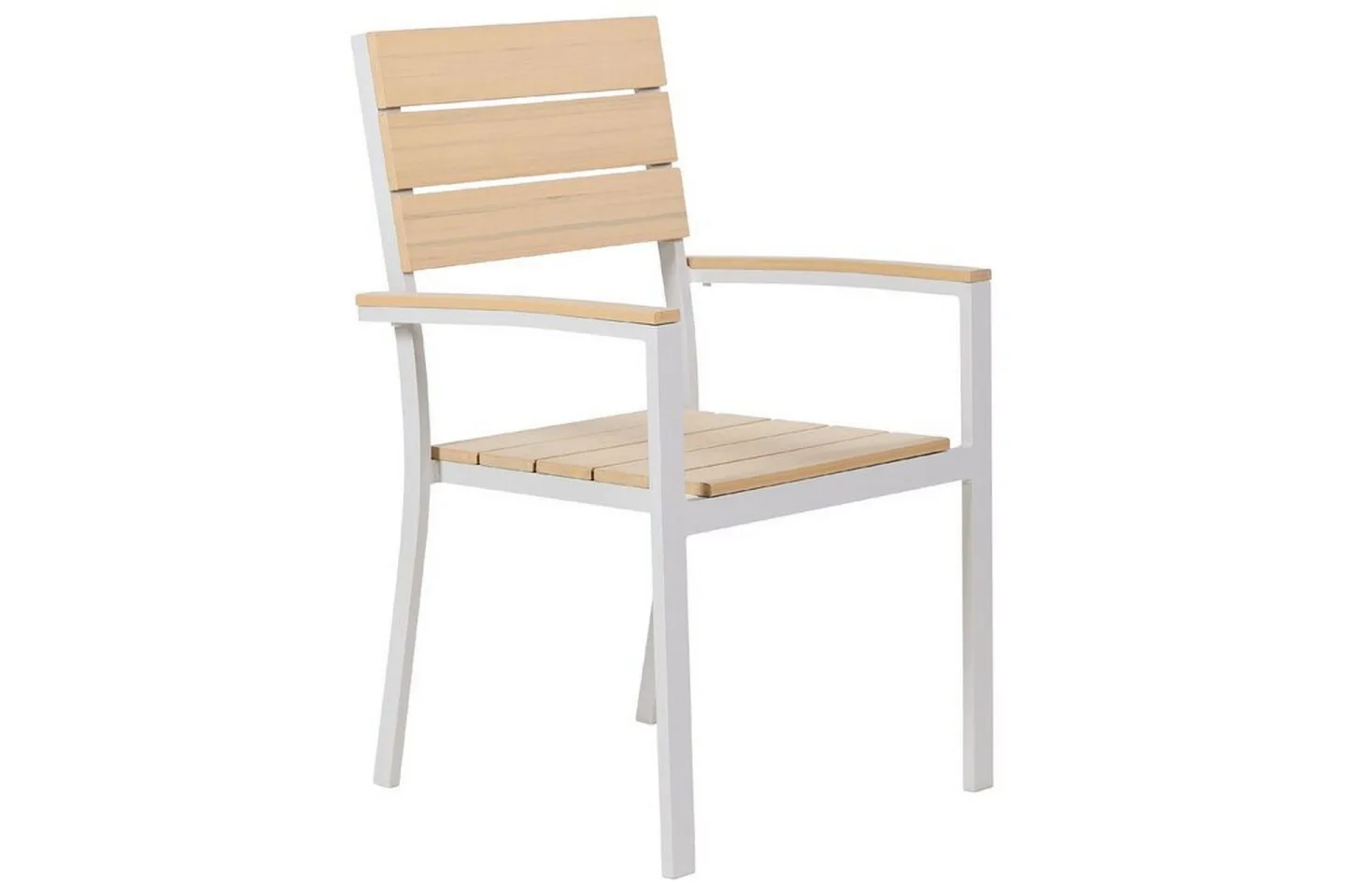 Grosseto Karmstol Utomhus - Beige/Vit