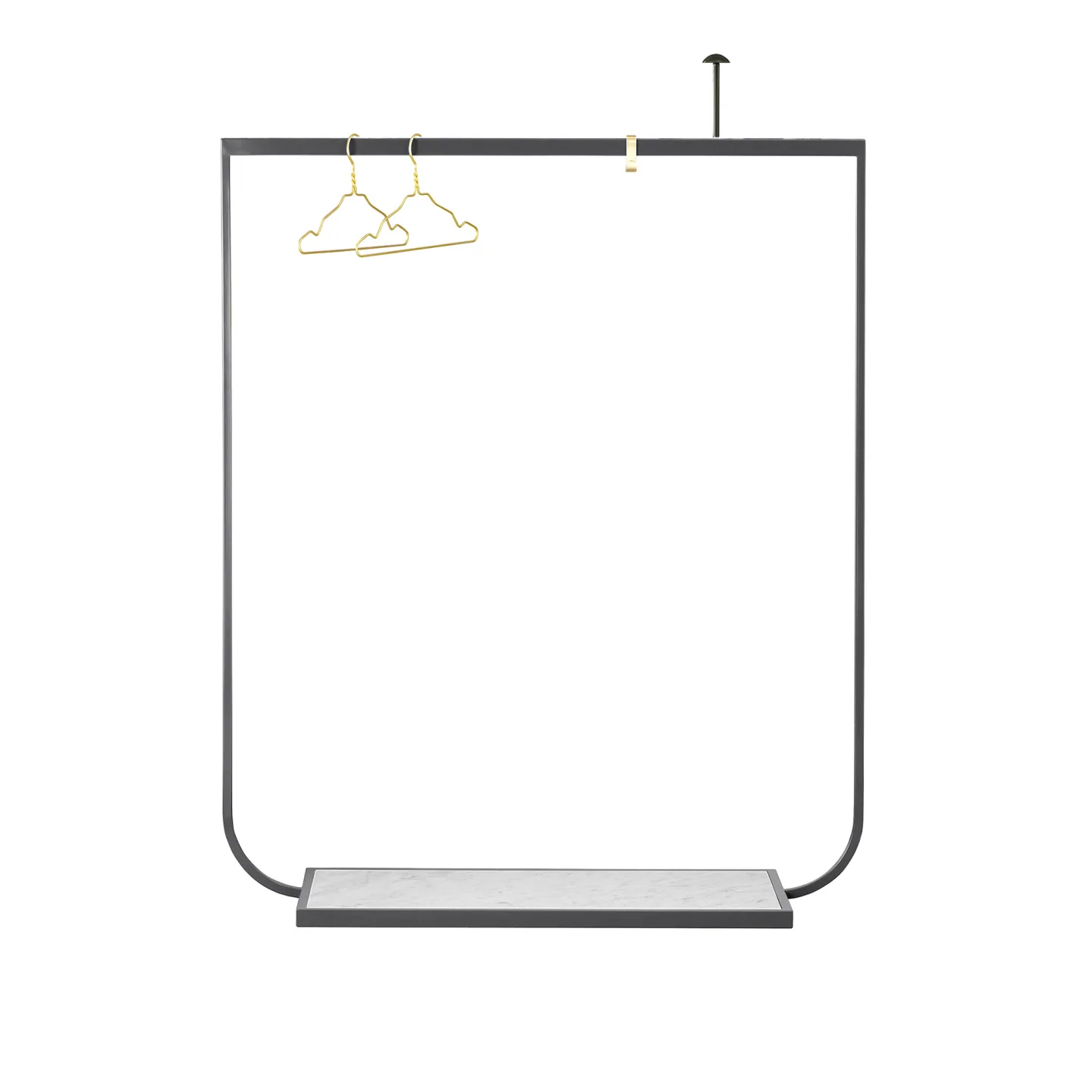 Asplund - Tati Coat Rack Large Carrara Marmor Storm Grey - Klädhängare - Broberg & Ridderstråle - Grå