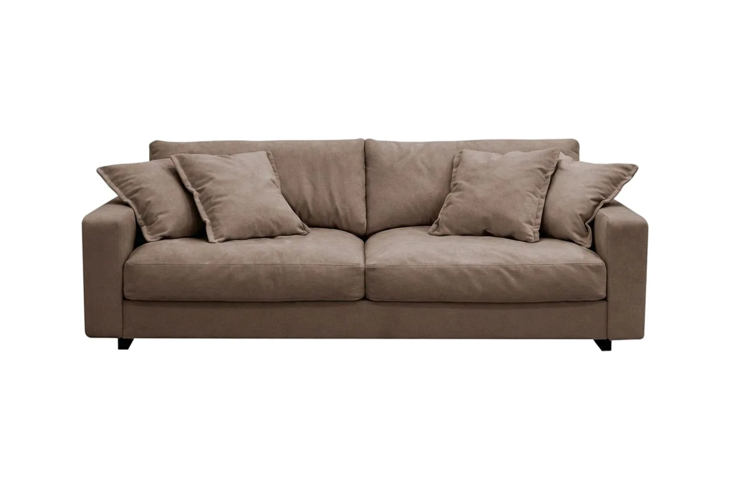 Valencia Extra Djup 3-sits Soffa i Chenille - Mörkbrun