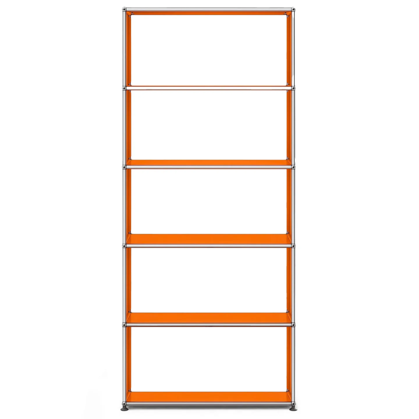 USM - USM Haller 108 Shelving Pure Orange - Hyllor & Hyllsystem - Fritz Haller & Paul Schärer - Orange - Metall