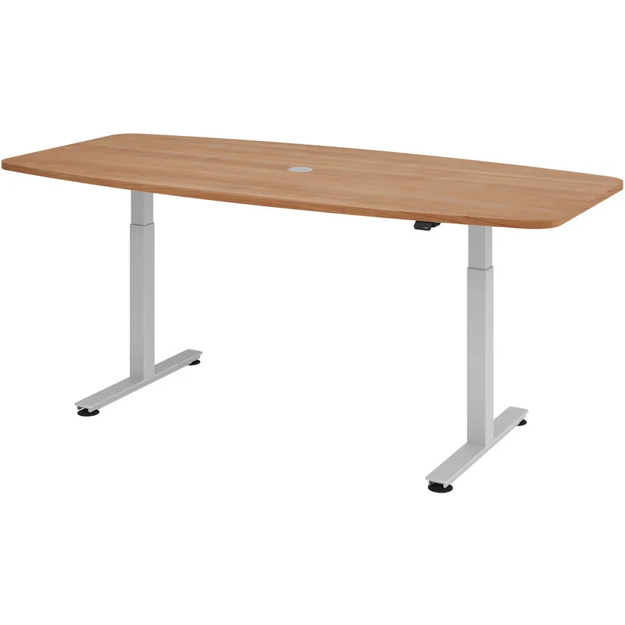 Schreibtisch Office nussbaum Holzwerkstoff B 220 T 103 cm