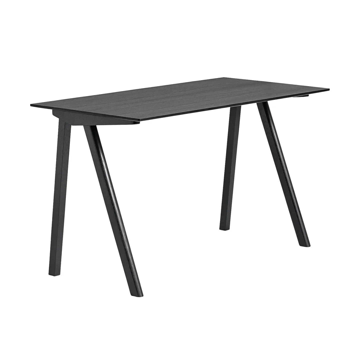 HAY CPH90 2.0 skrivbord 65x130 cm Black-lacquered oak veneer