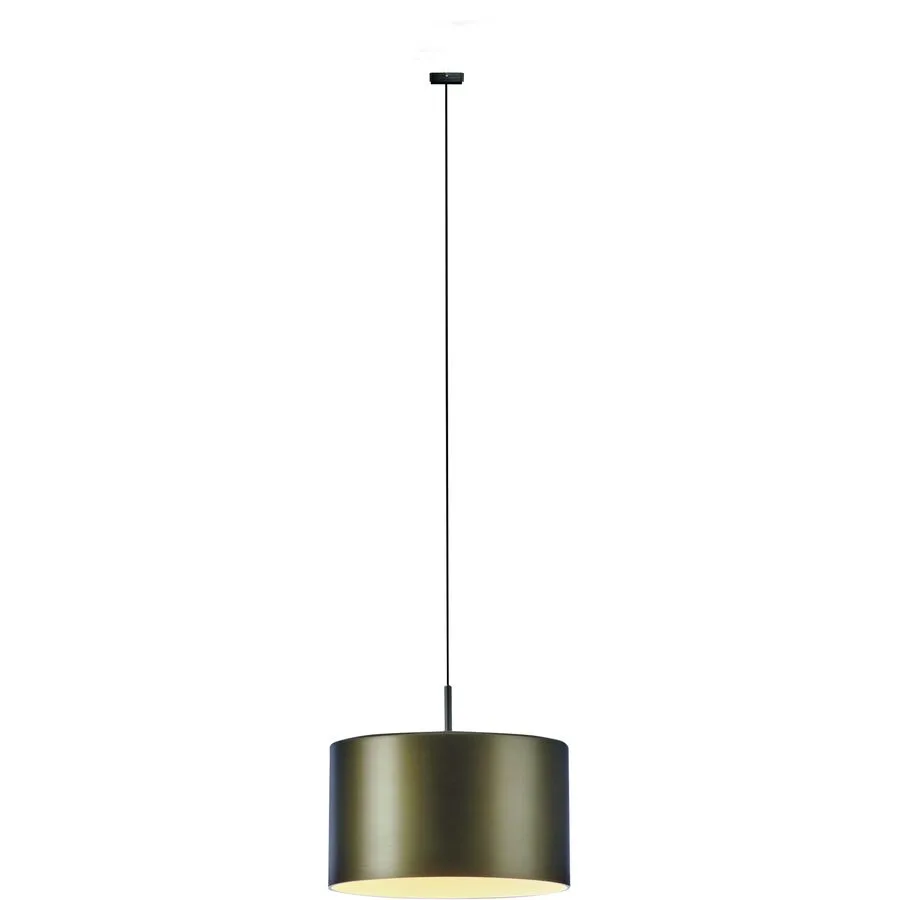Designer-Pendellampe Bankamp Strada Pro Grand Metal bronze dimmbar D 16 cm - LED - Lichtfarbe: Extra warmweiss - Material: Aluminium/Acryl -