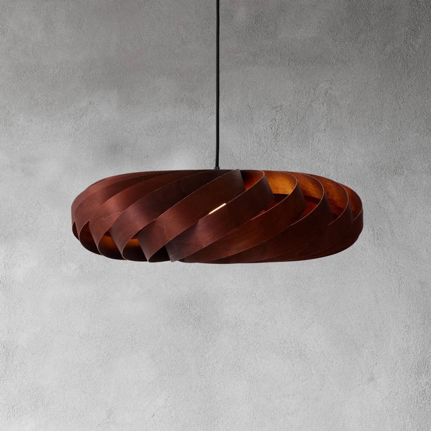 TR5 Pendelleuchte Ø60 Birch Brown - Tom Rossau - Wohnzimmer - Holz