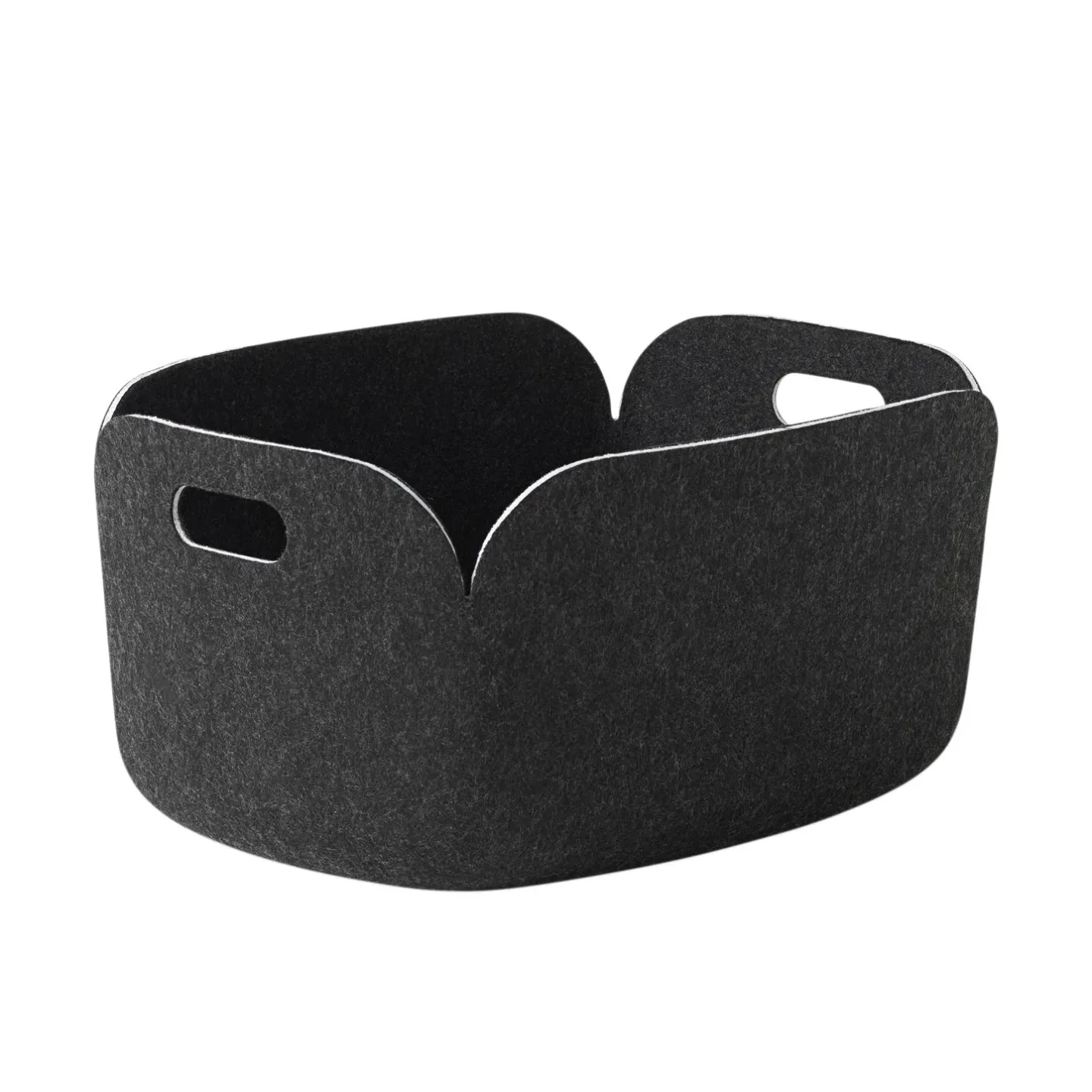 Muuto Restore förvaringskorg Black melange (svart)