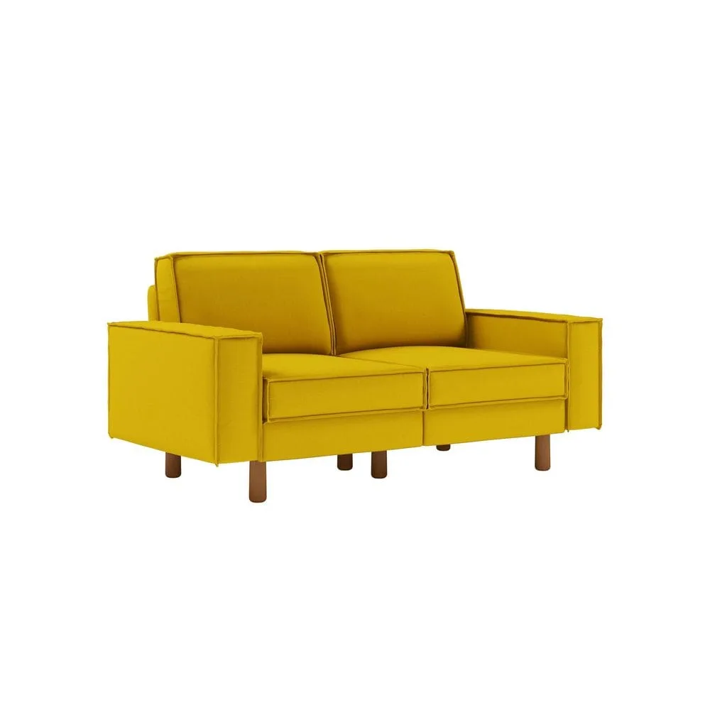 Vilsa 2-sits Soffa - Gul/Brun