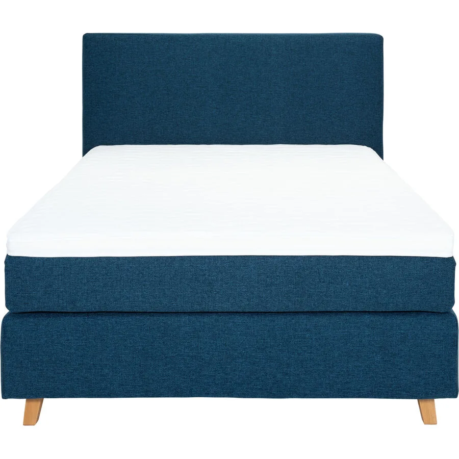 Boxspringbett Gabo Blau Polyester 120 x 200 cm