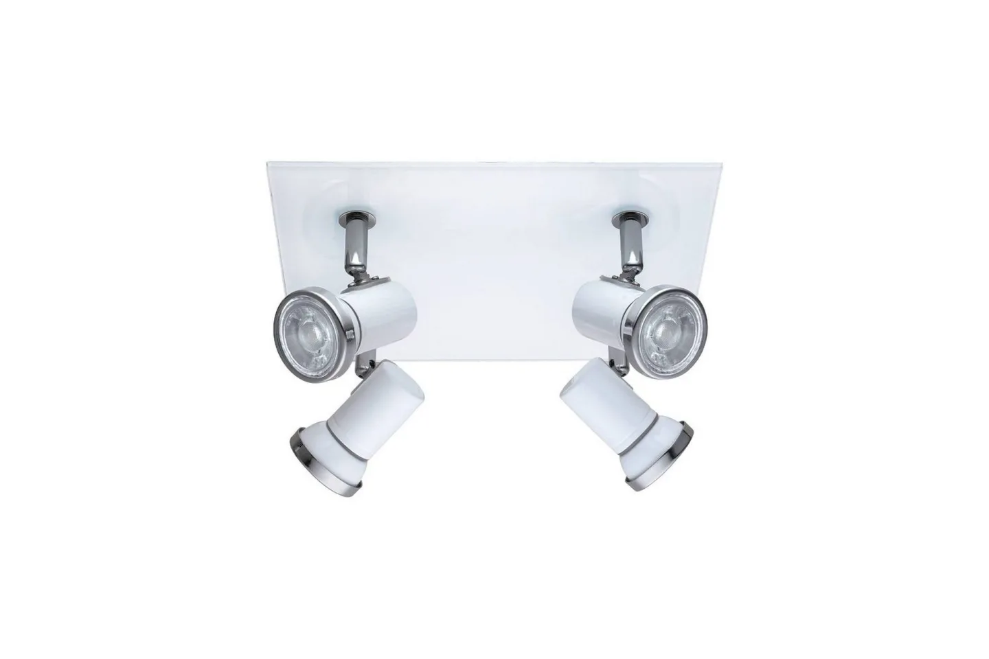 Spotlight Eglo Tamara 1 Kvadrat Vit, Krom - Vit/Krom