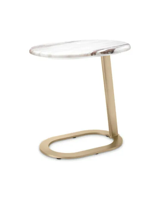 Oyo Side Table Light Marble