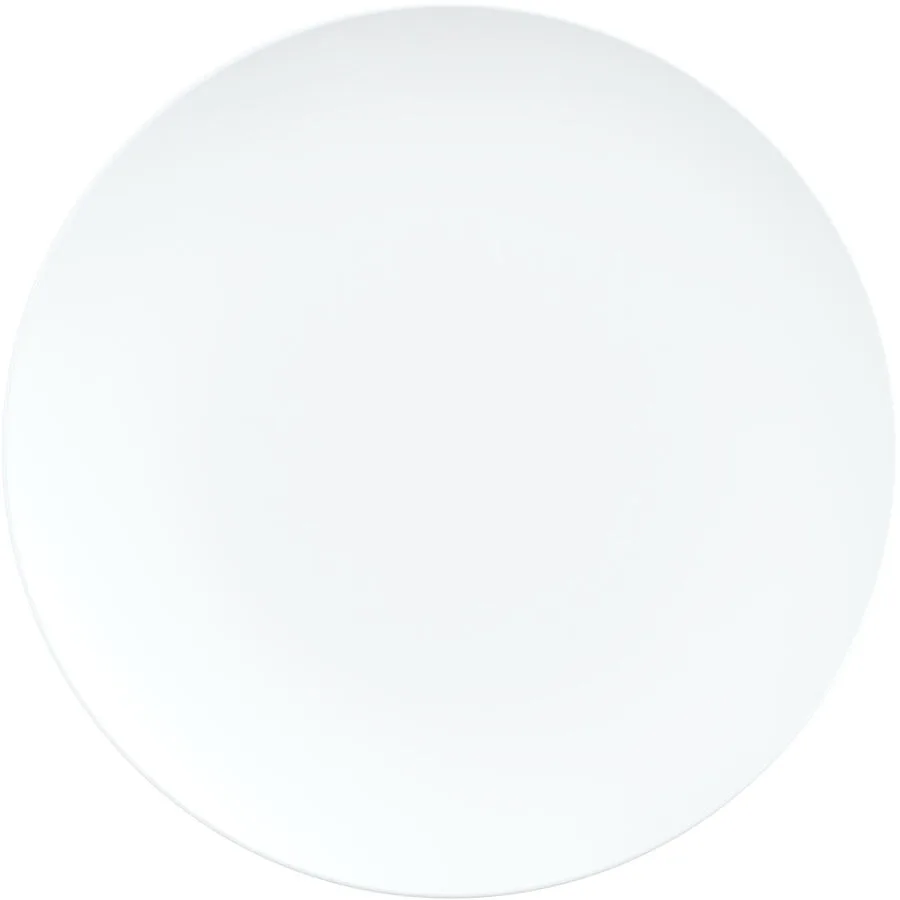 Teller flach Saturno Weiss Porzellan 21 cm