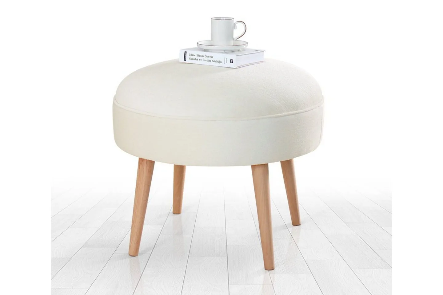 Graysen Sittpuff 52 cm - Cream