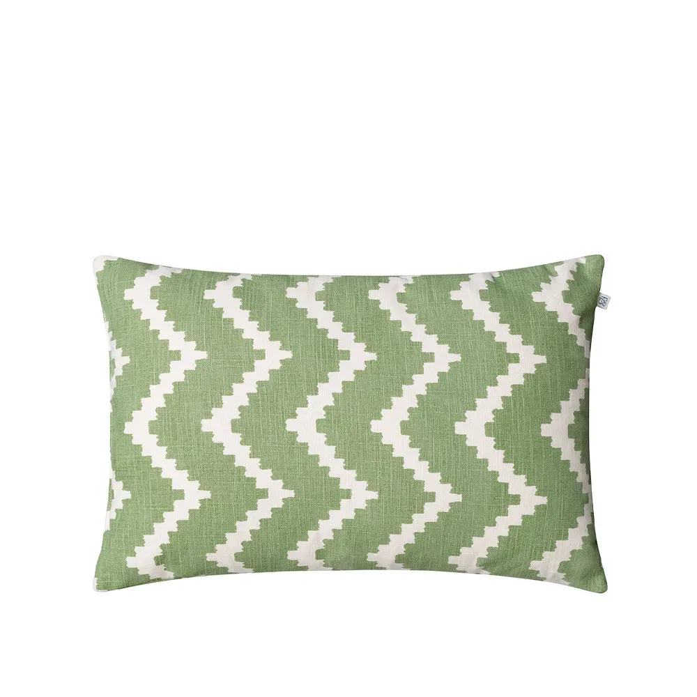 Chhatwal & Jonsson Ikat Sema kudde sage/off white, 40 cm