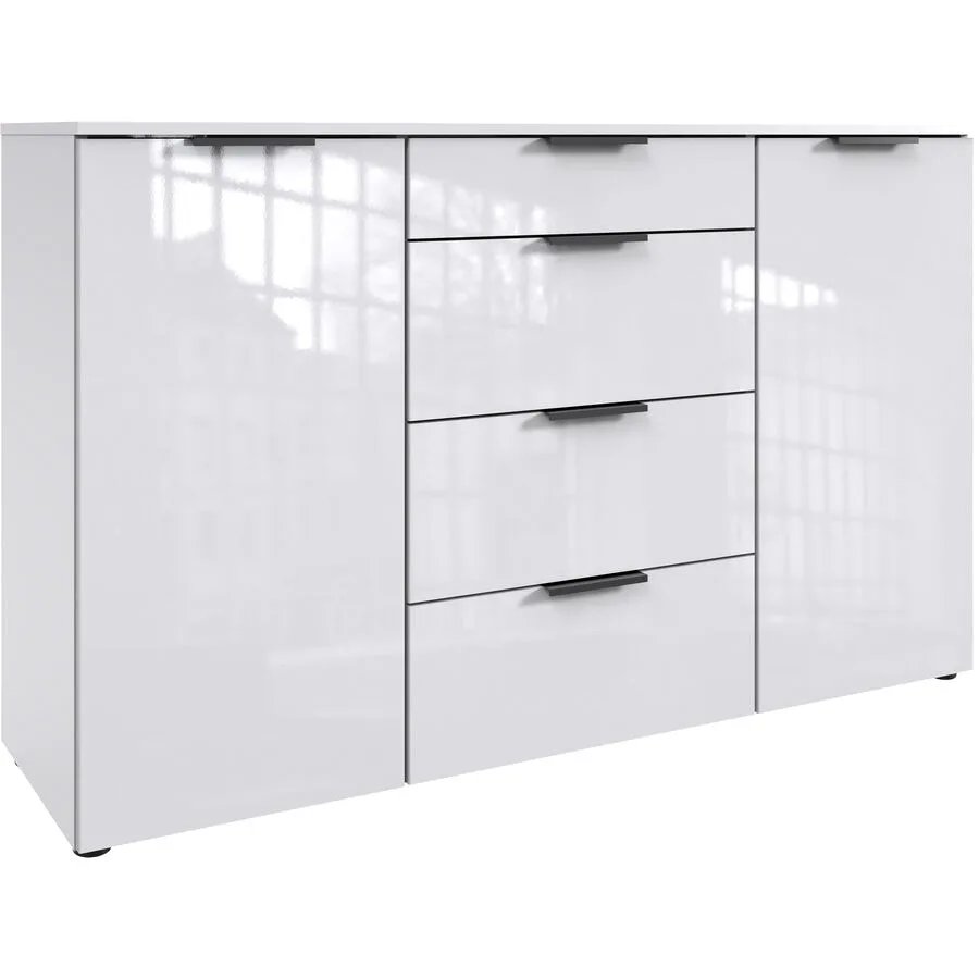 Kommode Sanko Weiss Holzwerkstoff 135 cm 41 cm