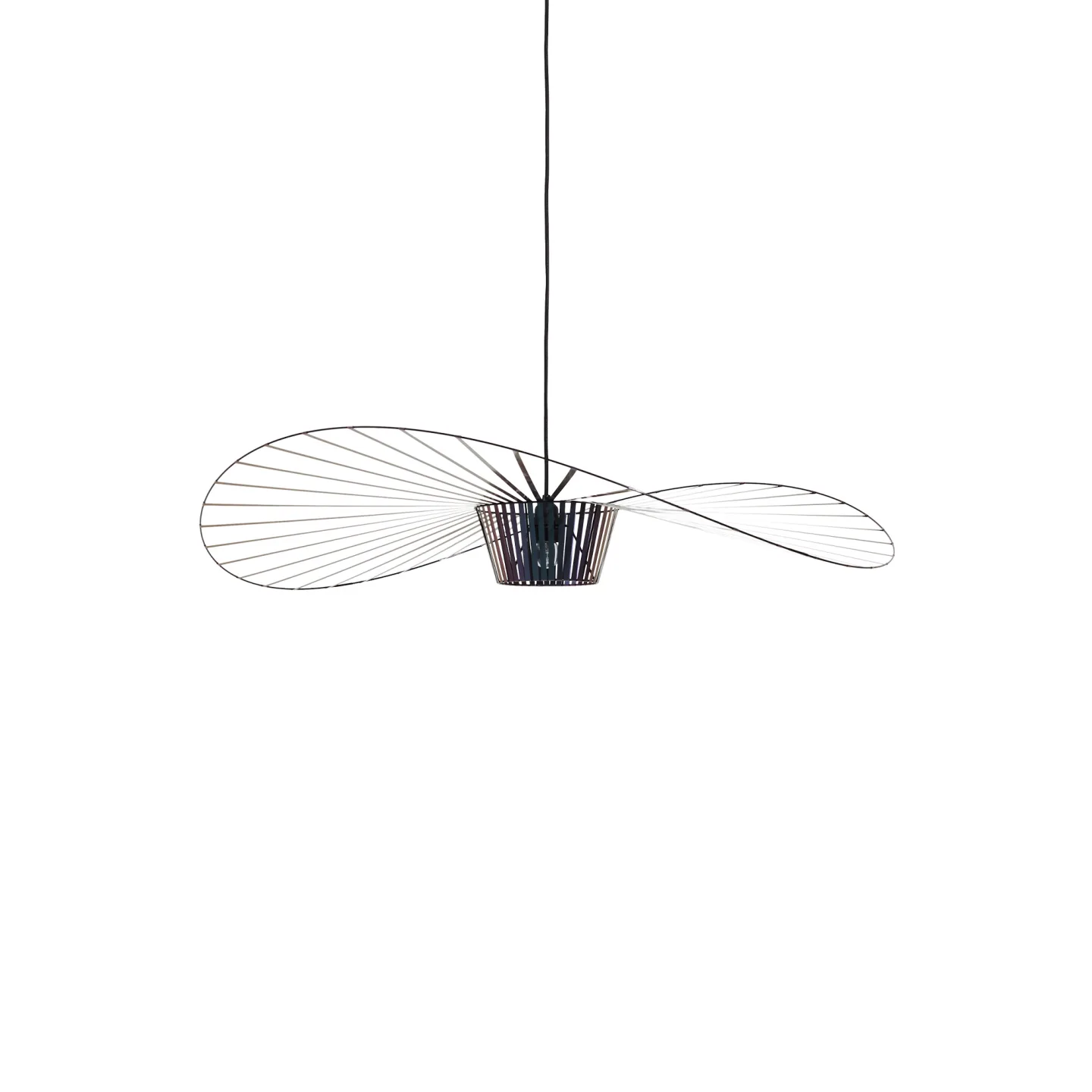 Petite Friture - Vertigo pendellampa liten 110cm beetle - Pendellampor - Constance Guisset - Blå - Metall
