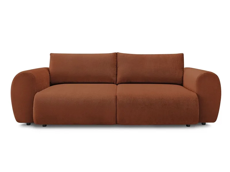 3er Sofa BOBOCHIC LUCIEN Stoff orange