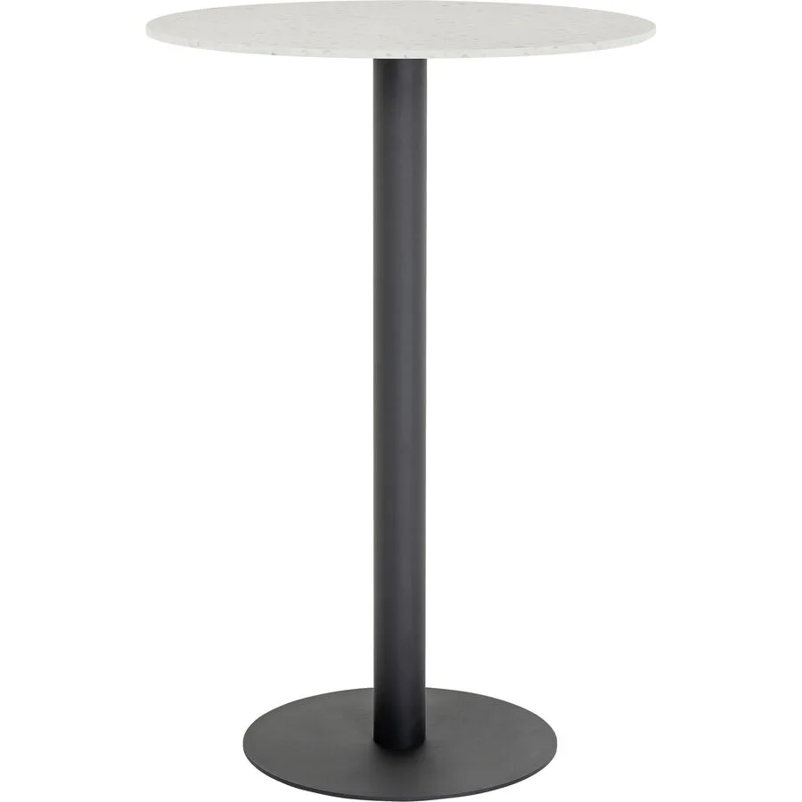 Bartisch Tamin weiss Terrazzo B 70 cm H 105.6 cm