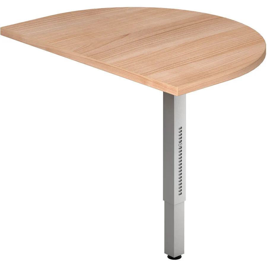 Anbautisch Office nussbaum Holzwerkstoff B 60 T 80 cm