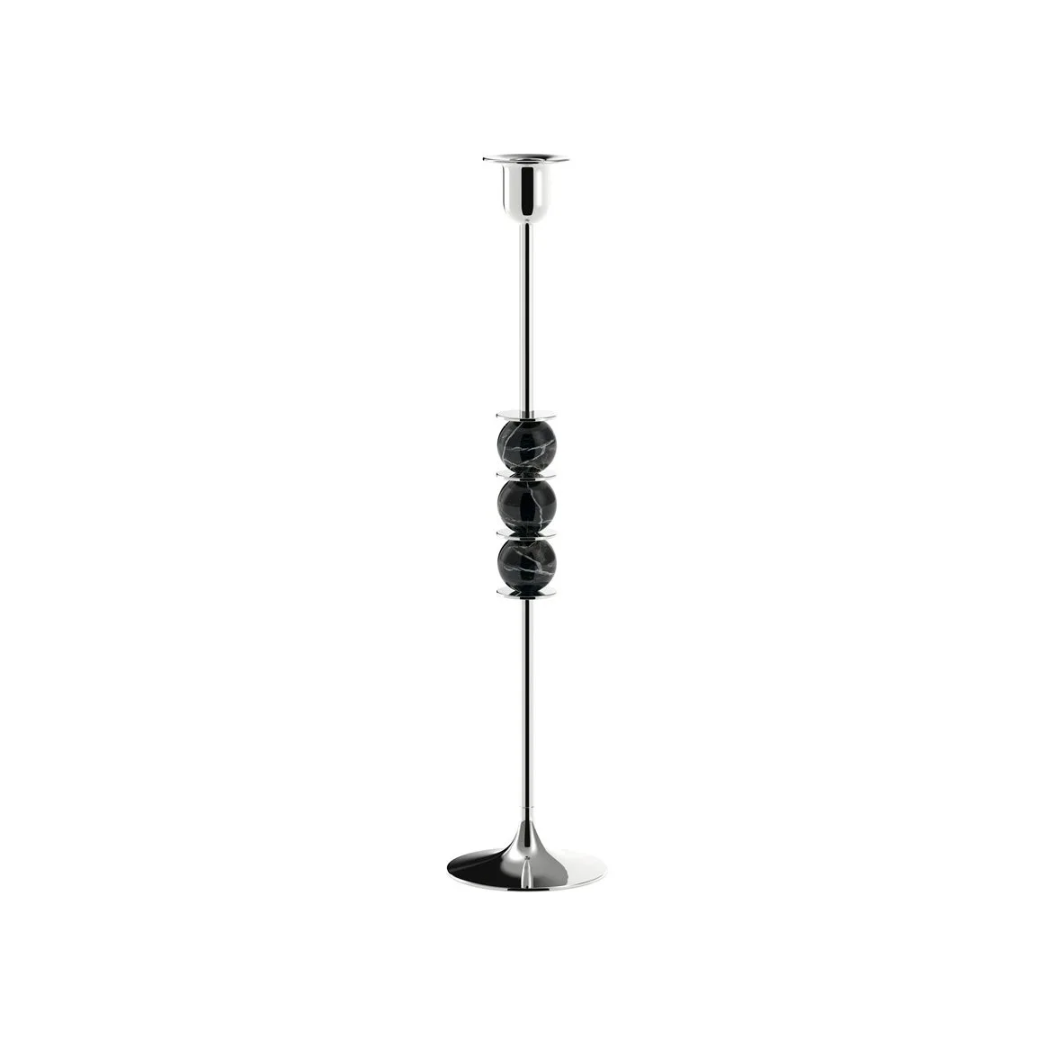 Palette Tindra Triad Ljusstake Polerat silver 40 cm