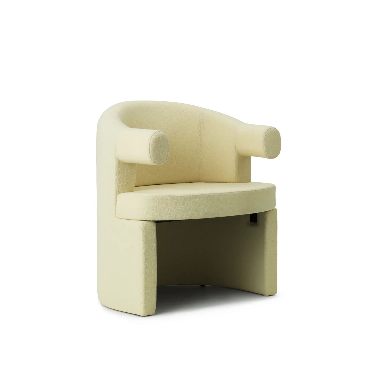 Normann Copenhagen - Burra Chair - Vidar 1511 - Fåtöljer - Simon Legald - Gul - Trä/Skum