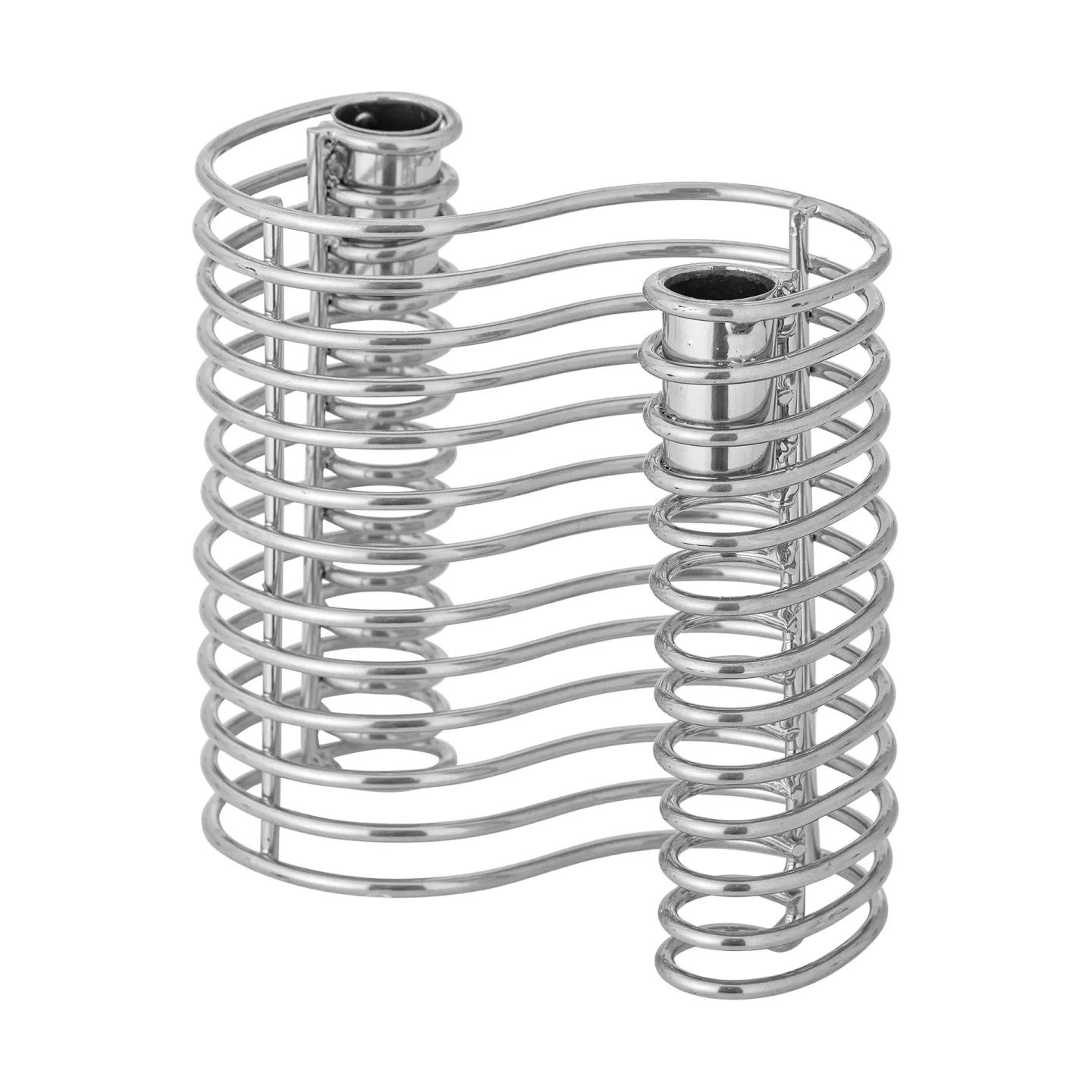Bloomingville Wavela Kerzenhalter 15,5x14,5 cm Silber