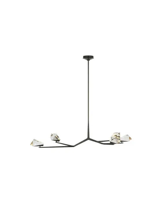 Carraig 53" 5 Light Chandelier Bronze