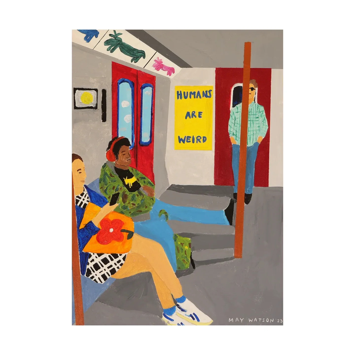 Paper Collective Humans Are Wierd Poster 30x40 cm