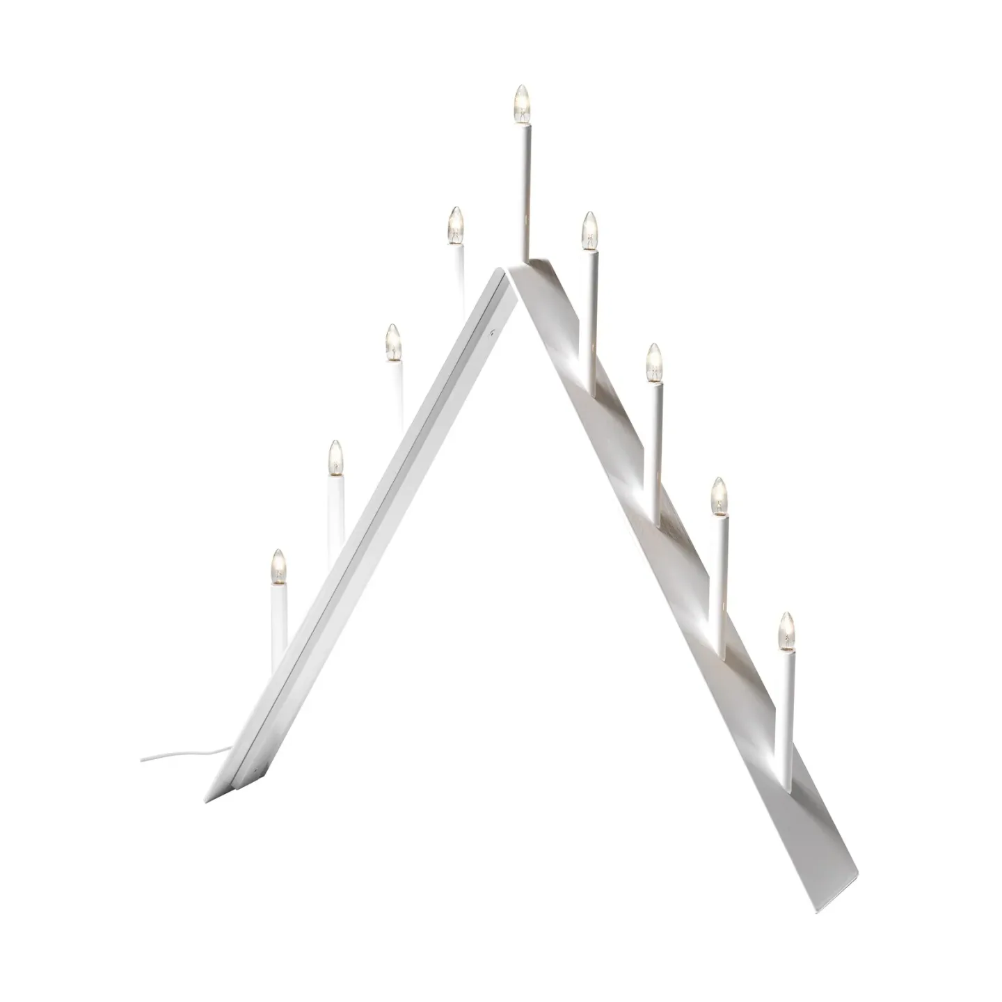 SMD Design Spica 9 adventsljusstake vit, led