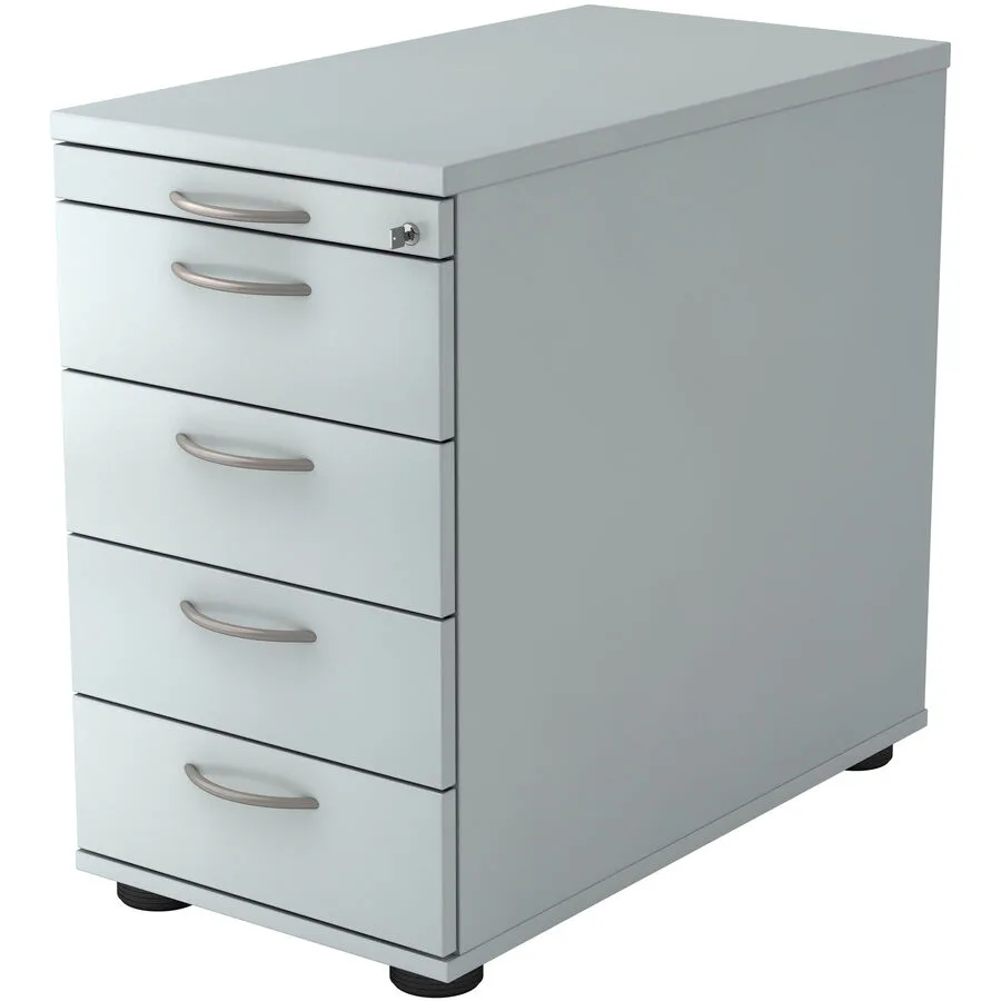 Standcontainer Office grau Holzwerkstoff B 42.8 H 76 cm