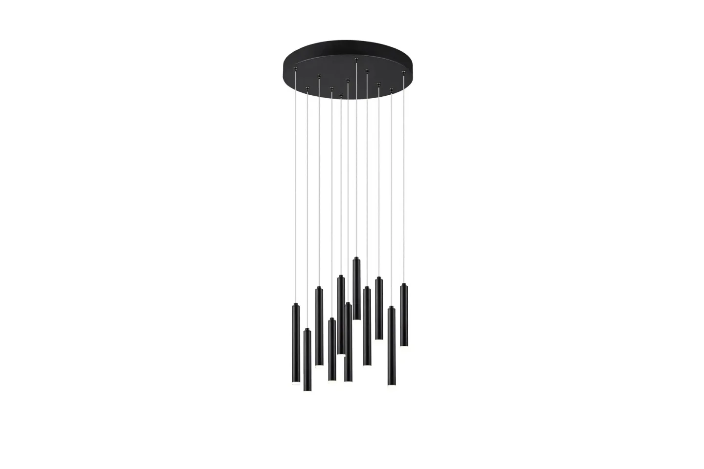 Tubular LED Taklampa 40cm mattsvart - Matt svart