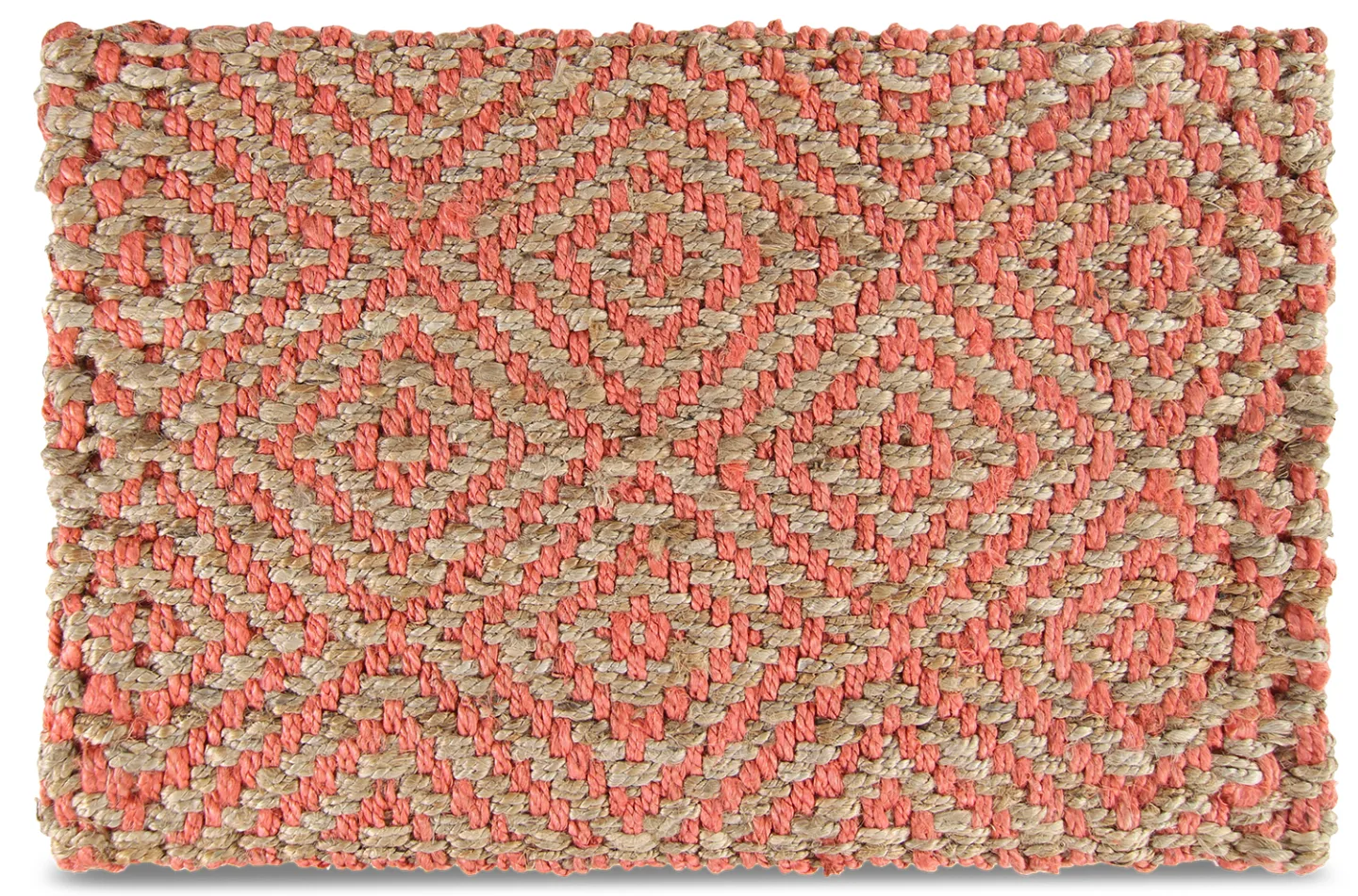 Dørmatte - Amara (natur/terracotta) (Størrelse: 60 x 90 cm)