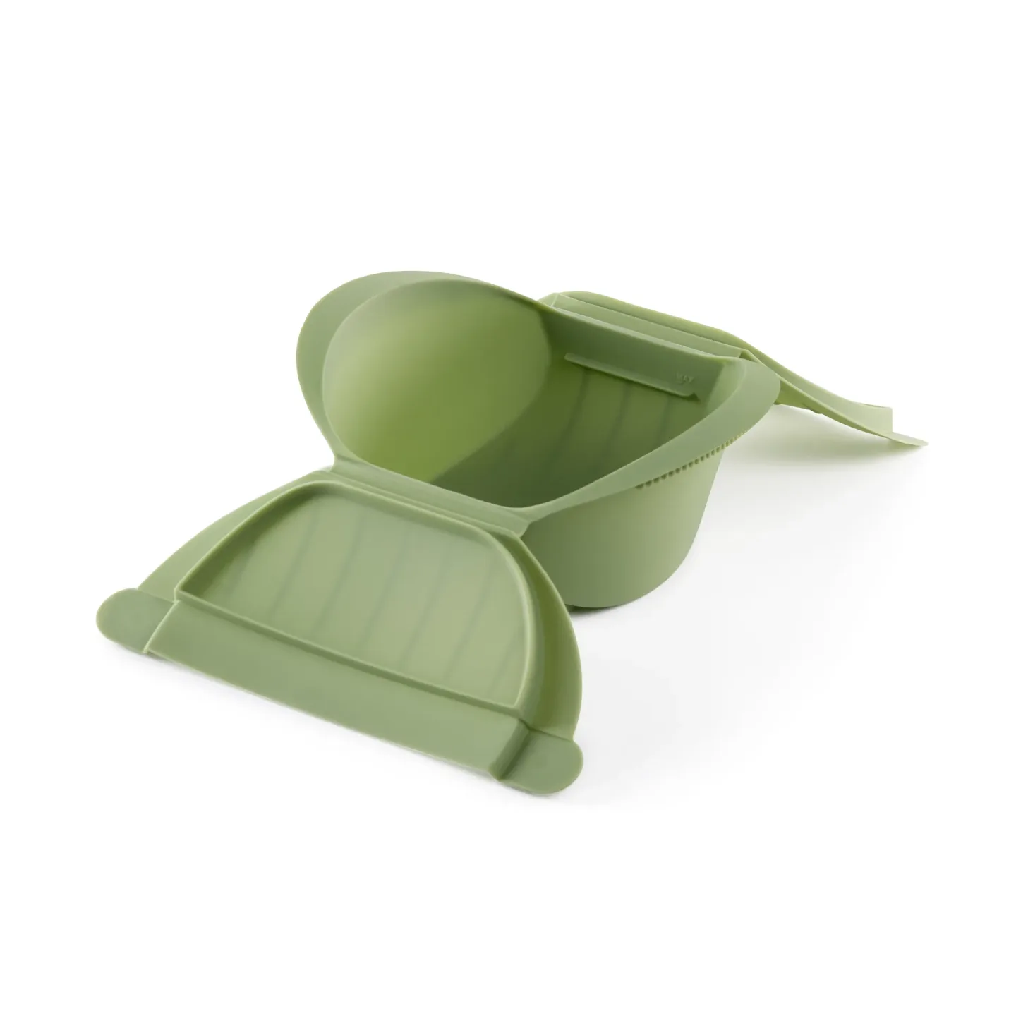 Lékué Lékué Dampfgarer Grün, groß, 2-teilig
