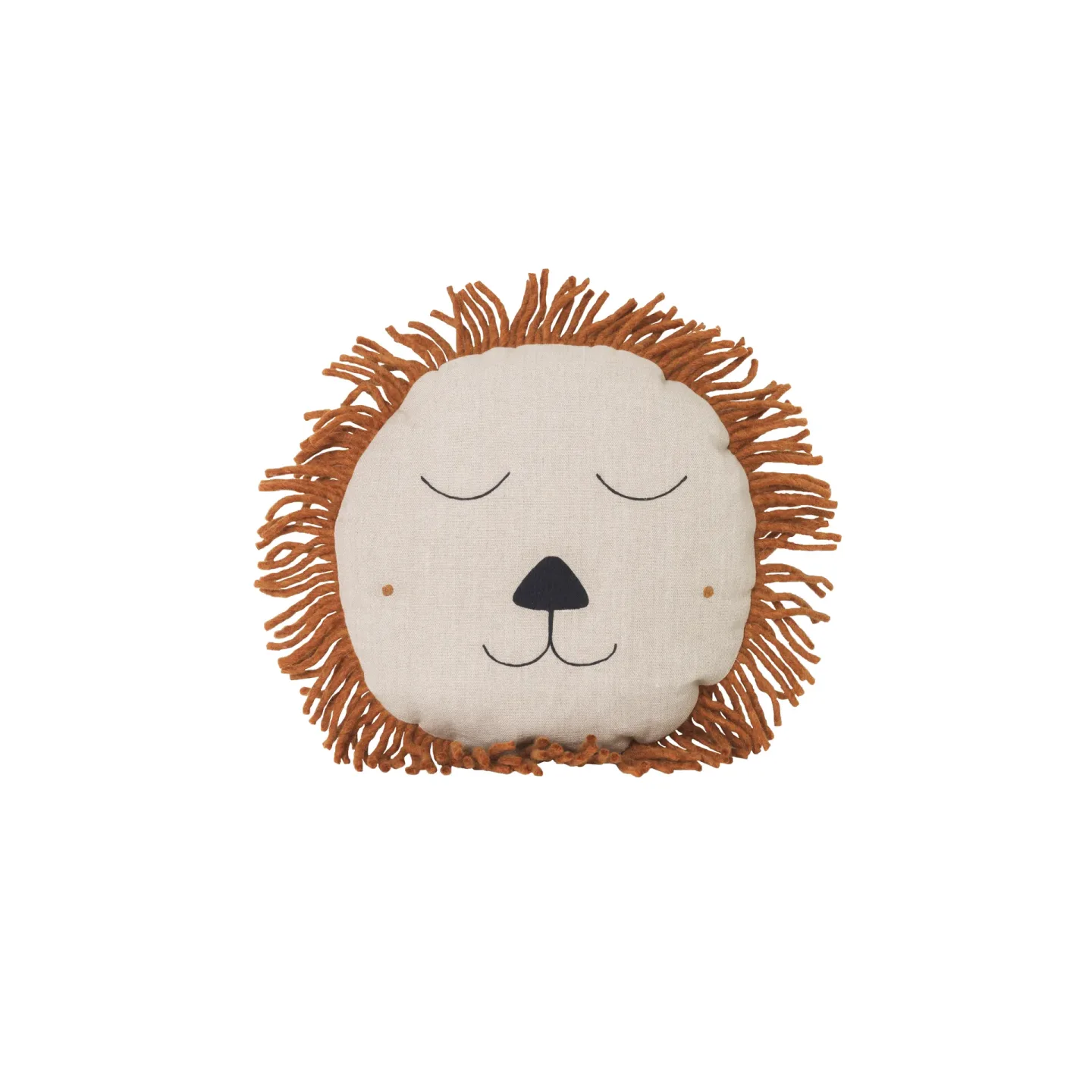 Ferm Living Safari Kissen Löwe Natural