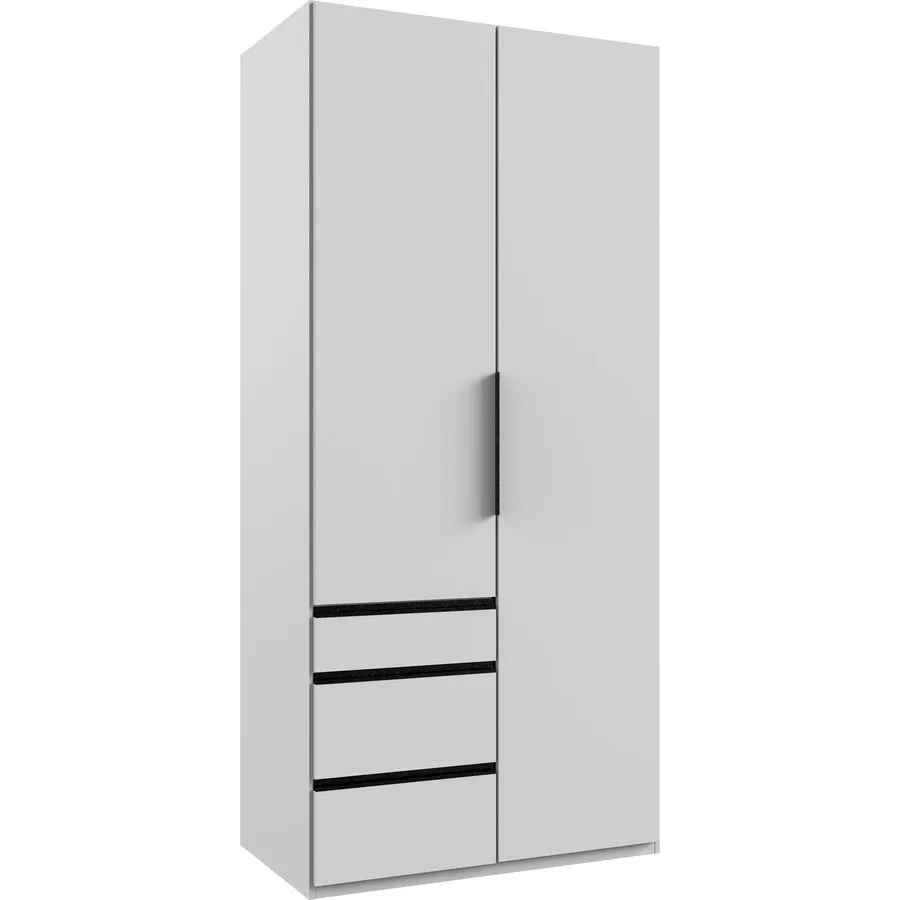 Kleiderschrank Sanko weiss Holzwerkstoff B 100 cm