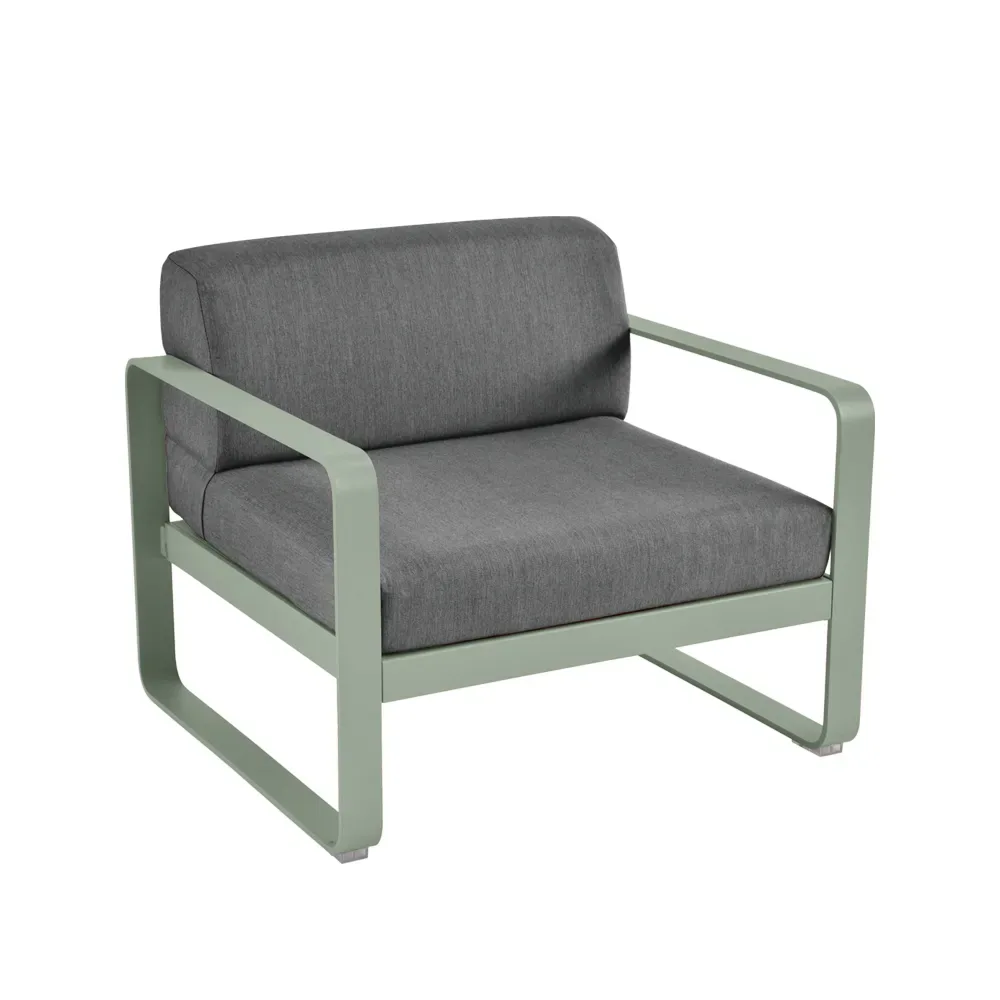 Fermob Bellevie fåtölj Cactus (grön), graphite grey dyna