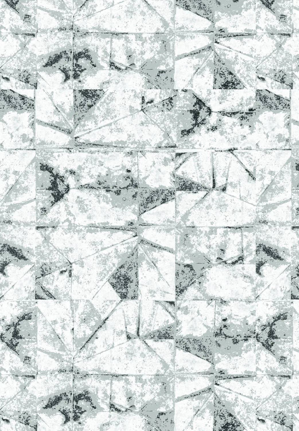 Wilton-teppe - Hakari (grå) (Størrelse: 160 x 230 cm)