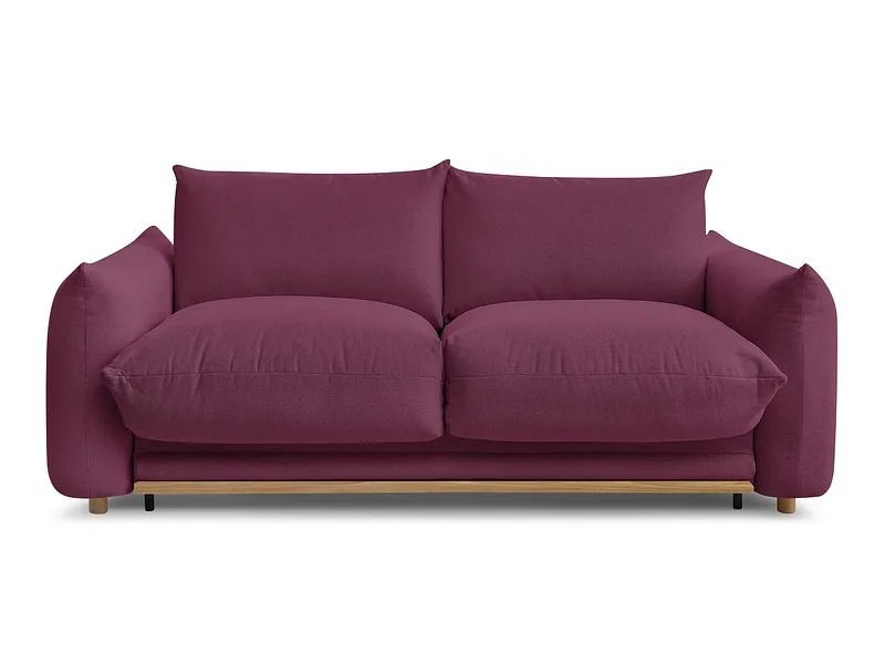 3er Sofa BOBOCHIC ERNEST Stoff rot
